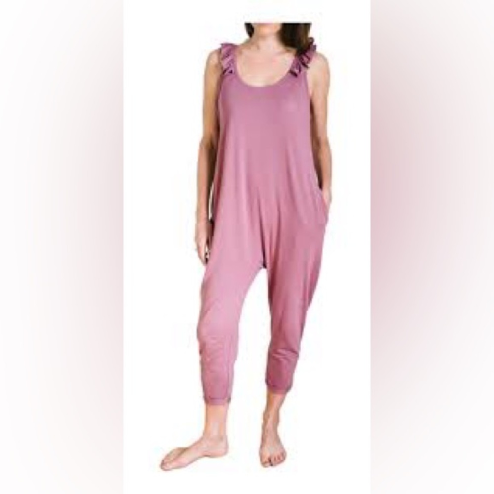 Smash + Tess Sleeveless Jumpsuit in Dusty Rose